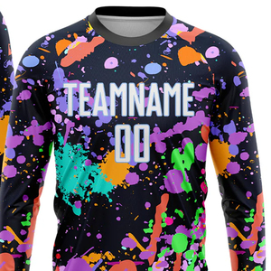 Maillot de football en polyester de haute qualité à prix avantageux, impression numérique, respirant, séchage rapide, léger, col en V, unisexe, personnalisable - Product Image 2