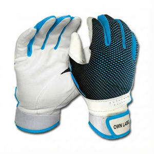 Gants de frappe de baseball et de softball de qualité professionnelle, conception de couleurs personnalisées, vente en gros, construction de qualité professionnelle, logo personnalisé - Product Image 4
