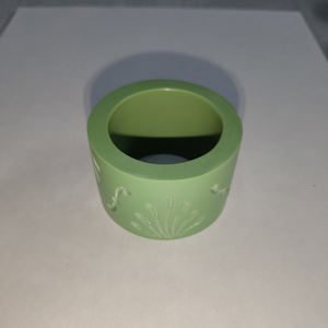 Ensemble d'anneaux de serviette ronds en résine, style classique, écologiques et durables, pour la restauration, la vaisselle de Noël et la cuisine domestique - Product Image 3