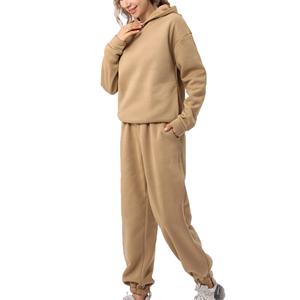 Conjunto de ropa deportiva de moda para mujer, chándal con logotipo personalizado con camiseta de manga larga y pantalones, ideal para ropa de descanso y ejercicio - Product Image 2