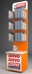 Mahesh fabrictor MF-54S8545 tùy chỉnh kim loại <span class=keywords><strong>Countertop</strong></span> chất bôi trơn Rack hiển thị cho siêu thị ô tô phần cửa hàng bán lẻ - Product Image 6