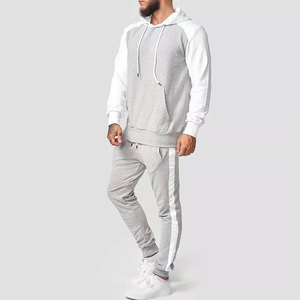 Mens Solid Jogging Tracksuits <b>Hoodie</b> <b>Polyester</b>/Cotton Quick Dry Breathable - Product Image 3