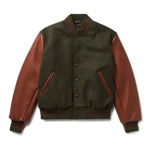 Vestes de baseball surdimensionnées Varsity avec décoration brodée - Product Image 2