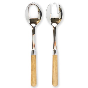 silver Plated Salad Server With <b>Black</b> Coated Handle New Design metal Salad Server In Wholesale Price Latest <b>Cutlery</b> New Flatware - Product Image 4