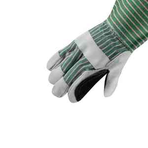 Guantes de trabajo de cuero a precio barato Material duradero de alta calidad Puño de seguridad hecho en cuero Guantes de trabajo de cuero de alta demanda - Product Image 2