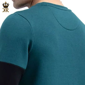 เสื้อสเวตเชิ้ตผ้าฝ้าย 100% เนื้อนุ่มสำหรับผู้ชาย สีดำเข้ม ทรงเข้ารูป ใส่สบายในฤดูหนาว - Product Image 5