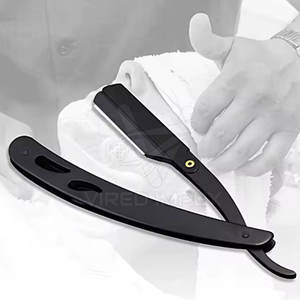 Navaja de Barbero en Oferta, Navaja de Barbero Elegante Hecha a Medida, Herramientas de Belleza de Acero Inoxidable, Navaja de Barbero - Product Image 3