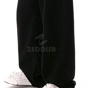 New Design High Quality Women's Casual Mid Waist Flat Front Summer Breathable 100% Cotton Custom Logo Light Wash OEM <b>Pants</b> - Product Image 4