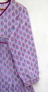 Vestido largo con estampado de borlas Elegante floral Mujer Vestidos casuales de verano Suelto 100% algodón a precios mayoristas. - Product Image 3