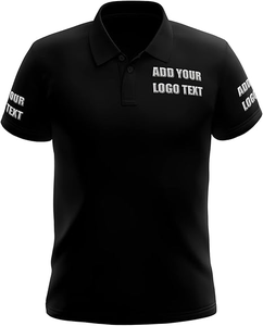 Custom <b>Men's</b> for <b>Polo</b> <b>Shirts</b> Breathable Canvas Solid Pattern Embroidered Logo Feature Personalized Design ODM Supply - Product Image 6