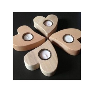 Elegant Wooden Tealight Holder Designed with Beautiful Wood Grain Accents to Spread Calm Cozy Candlelight Glow - Product Image 6