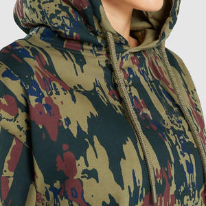 Sweat à capuche en tissu doux respirant à taux de gros 2026/Logo personnalisé haute qualité casual plain lâche imprimé pull femmes sweats à capuche - Product Image 4