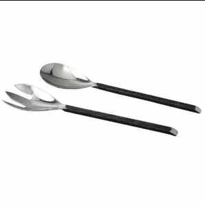 Juego de cubiertos de acero inoxidable con mango de concha, cuchara, tenedor, cuchillo, diseño de lujo, vajilla premium para mesa de comedor - Product Image 1
