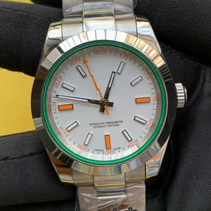 Montre analogique mécanique automatique en acier inoxydable à cadran blanc en édition limitée Mode de luxe fabriquée en Suisse au prix de gros - Product Image 1