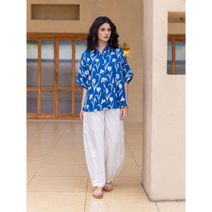 Poncho de Punto con Estampado Floral de Leopardo para Mujer, Corte Holgado, Largo, Sin Cuello, para Primavera, Otoño, Oficina, Fiesta - Product Image 6