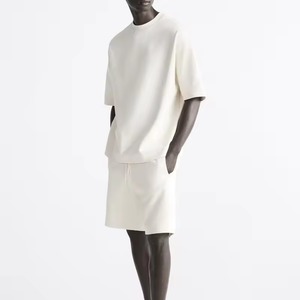 Camiseta Vintage para hombre con estampado de lavado ácido 100% algodón teñido de gran tamaño - Product Image 5