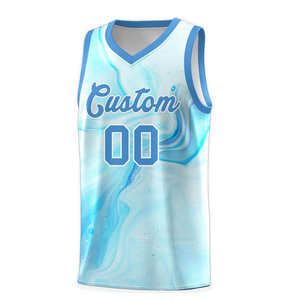 Maillot de basket-ball personnalisé pas cher pour adultes, respirant, séchage rapide, imprimé, 100% polyester, anti-UV, sans manches, transfert thermique - Product Image 1