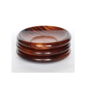 Sous-verres décoratifs pour tasses de thé en noyer Table basse pour décor de table Sous-verre en bois Ensemble de 4 avec pour boissons Bureau - Product Image 3