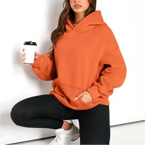 Sudaderas con Hombros Caídos para Mujer, Sudaderas Modernas para Mujer, Nuevo Estilo, Algodón, Ropa de Invierno, Sudaderas Casuales Lisas para Mujer - Product Image 4