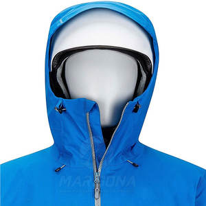 Chaqueta Cortavientos de Invierno para Hombre, Nueva Moda Personalizada, con Capucha, Acolchada, Impermeable, con Logotipo Frontal - Product Image 5