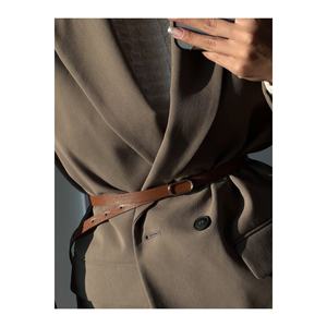 เข็มขัดทองรูปไข่แบบนำเข้า เข็มขัดเสื้อ กางเกง แจ็คเก็ต - TABA - Product Image 4