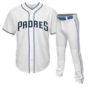 Camiseta y pantalones sublimados de uniforme de béisbol personalizados con logotipo de número de nombre de equipo personalizado al por mayor - Product Image 1