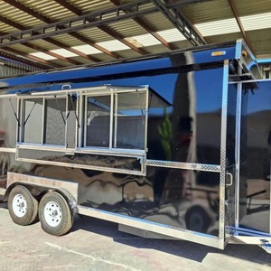 NEW 8 5x16 Aluminum Mobile Food <b>Trailer</b> Truck Pizza Indoor Broiler 3 Compartment Sink Candy Chips Station 3-Year Warranty Rust - Product Image 6