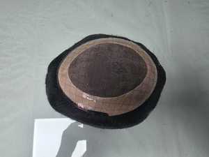 Perruque indienne vague d'eau de haute qualité de Taz Hair pour hommes système de toupet doux Mono Base fabriqué au Bangladesh - Product Image 5