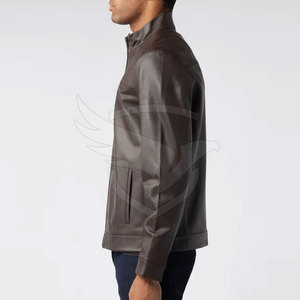 Pakistán Fabricante Chaquetas de cuero Invierno Cálido Hombres Chaquetas de cuero Mejor precio Chaquetas de cuero de invierno - Product Image 4