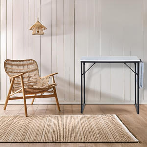 Well Home Escritorio para computadora Off-White de 80x48 cm y 74 cm con soporte para documentos - Product Image 4