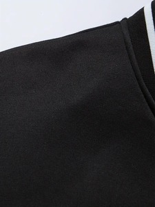 Chaqueta de béisbol Varsity de mezcla de algodón para hombre, chaqueta de Letterman de invierno ligera e informal con característica transpirable de piel de oveja - Product Image 3