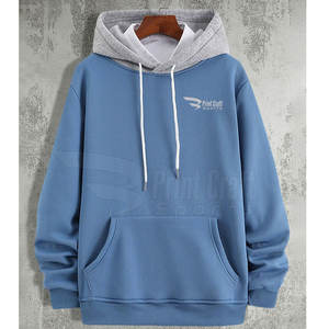 Nouvel arrivage de sweats à capuche surdimensionnés pour hommes, design personnalisé avec un matériau durable, col à capuche à motif solide, teint uni pour l'hiver - Product Image 3