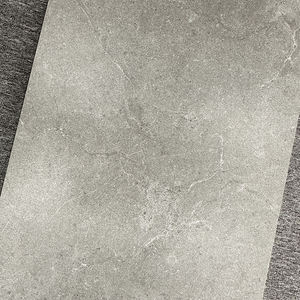 Carreaux en porcelaine mate 800x800 de luxe modernes style béton gris uni pour revêtement de sol mural intérieur pour villa centre commercial école - Product Image 3