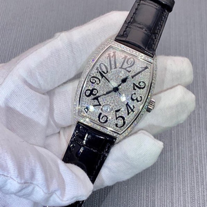 Best Selling Custom <b>Men's</b> Iced Out Moissanite <b>Watch</b> Diamond Studded Hip Hop Jewelry Miyota Movement 20mm Stainless Steel Band - Product Image 5