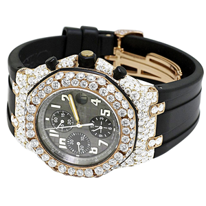 Montre en diamant DEF Moissanite de haute qualité de qualité supérieure montre en diamant de style Hip Hop en diamant incolore - Product Image 2