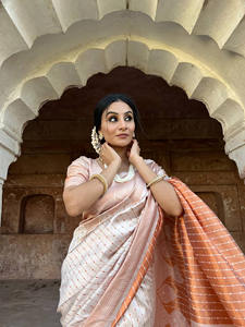 Alta demanda Banarasi seda suave Saree Rich Pallu blusa piezas más tendencia moda mujer venta al por mayor fábrica proveedor indio - Product Image 3