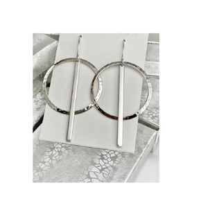 Boucles d'oreilles tendance 2020 en laiton doré coloré, style New York avec texture en relief, boucles d'oreilles tendance internationales - Product Image 2