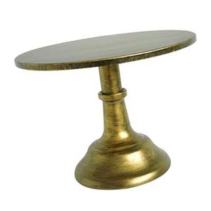 แท่นเสิร์ฟเค้กทองเหลืองชุบสังกะสีแบบพิเศษขนาดกำหนดเองได้ - Product Image 4