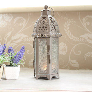 Lámpara de Mesa Marroquí de Metal, Hecha a Mano, Ecológica, Duradera, de Alta Calidad, Marca Daood Sons, para Bodas y Navidad - Product Image 4
