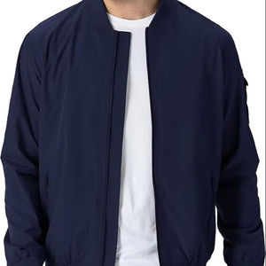 เสื้อแจ็คเก็ตบอมเบอร์ รับสกรีนโลโก้ |   ผู้ผลิต OEM เสื้อแจ็คเก็ตฤดูหนาวแบบสวมซิป สไตล์ลำลอง |   กันน้ำ เป็นมิตรกับสิ่งแวดล้อม สบาย - Product Image 1