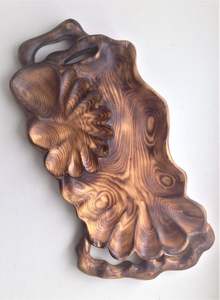 LISTE PLATEAU IMPRIMÉ EN BOIS MEILLEURE QUALITÉ SCULPTÉ Forme carrée disponible et artisanat indien meilleur échantillon Offre Spéciale - Product Image 3