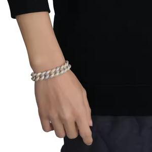 925 <b>Silver</b> Moissanite Diamond <b>Bracelet</b> Premium <b>Silver</b> Jewelry With Radiant Stone Beauty Balanced Design And Sophisticated Appeal - Product Image 5