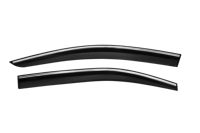 Déflecteurs de Vitres de Voiture 4 Pièces Durables et Très Vendus en ABS/Acrylique Noir Brillant, Résistants à la Pluie, pour Toyota Corolla Sunplex