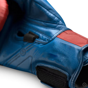 Gants de boxe professionnels 12oz en cuir de vachette évacuation de l'humidité respirante haute fabrication sur mesure en gros avec logo personnalisé - Product Image 4