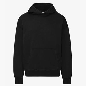 Sweat à capuche surdimensionné bio pour homme en molleton de coton, sweat-shirt à capuche décontracté pour homme - Product Image 5