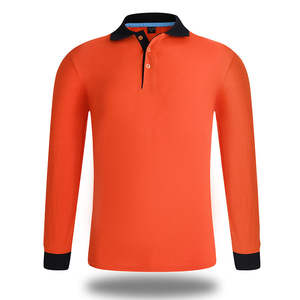 À la mode hommes tricoté respirant 100% coton pour chemise à manches longues revers solide épaule boutonné automne hiver haut - Product Image 2