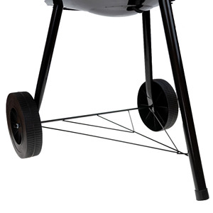 Circular garden charcoal grill with lid and ash <b>box</b> - Product Image 5