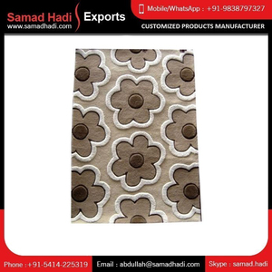 Venta caliente alfombras de lana hechas a mano de alto lujo fabricante local directo hecho a mano bordado algodón copetudo a mano venta - Product Image 2