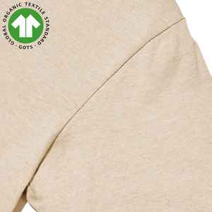 Camiseta orgánica ligera para mujer Estilo unisex con materiales ecológicos en negro y natural - Product Image 2