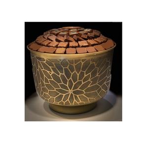 Plateaux de chocolat en métal blanc de conception fantastique bol maison hôtel ustensiles de cuisine accessoires bol de service au chocolat à bon prix - Product Image 5